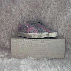 golden goose hi star glitter sneakers